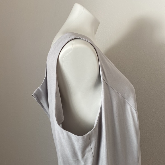 Vintage Wayne Diamond Design Maxi Dress Gray Size XL - Picture 7 of 7